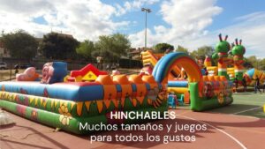 Divertido hinchable y ludoteca para niños