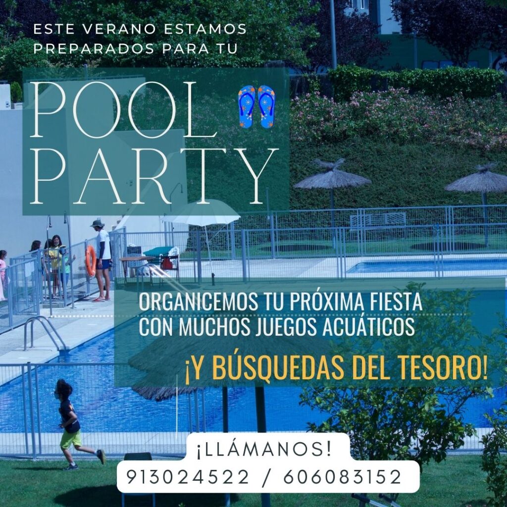 Animacion Pool Party para cumpleaños infantil