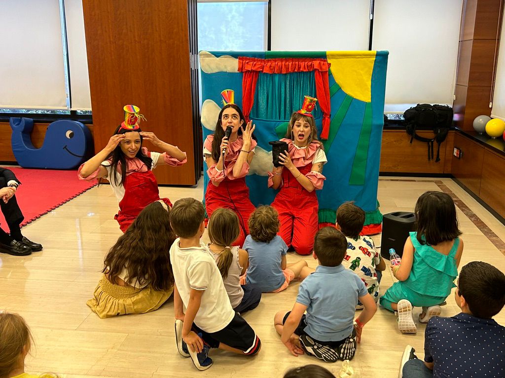 Comunión con entretenimiento para los peques invitados
