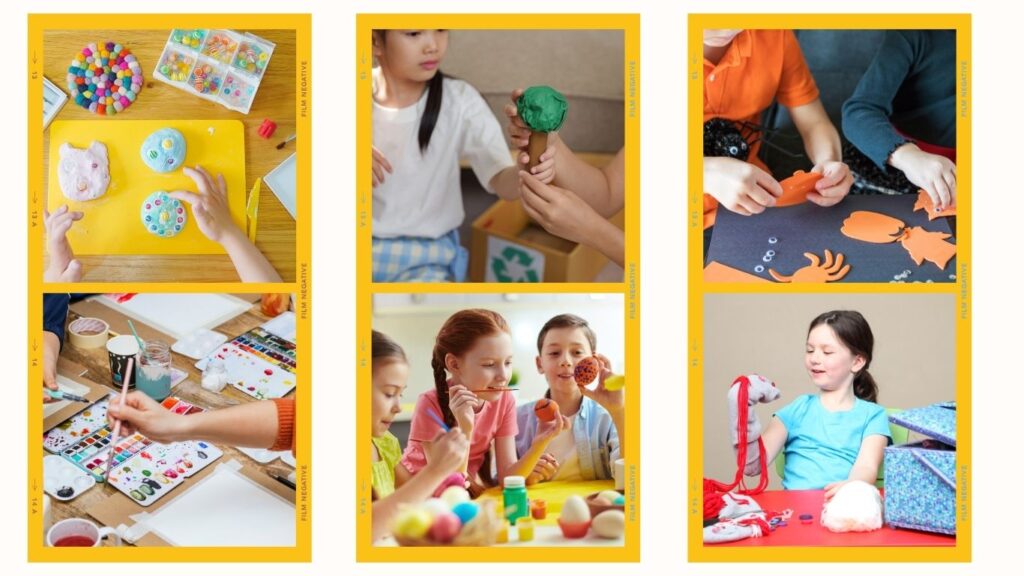 talleres creativos para niños en fiestas infantiles